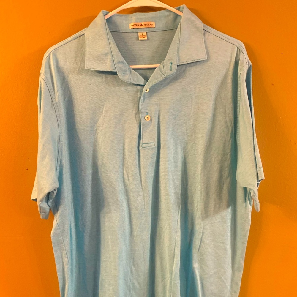 Peter Millar Size L Polo LIKE NEW